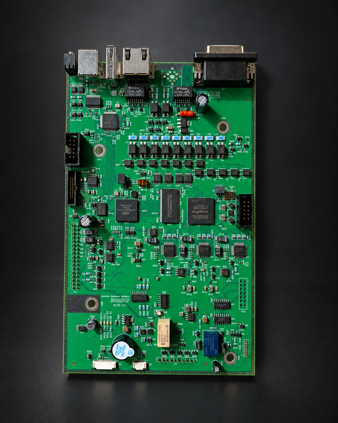 FPGA data acquisition board with 16-bit ADCs, Ethernet and USB